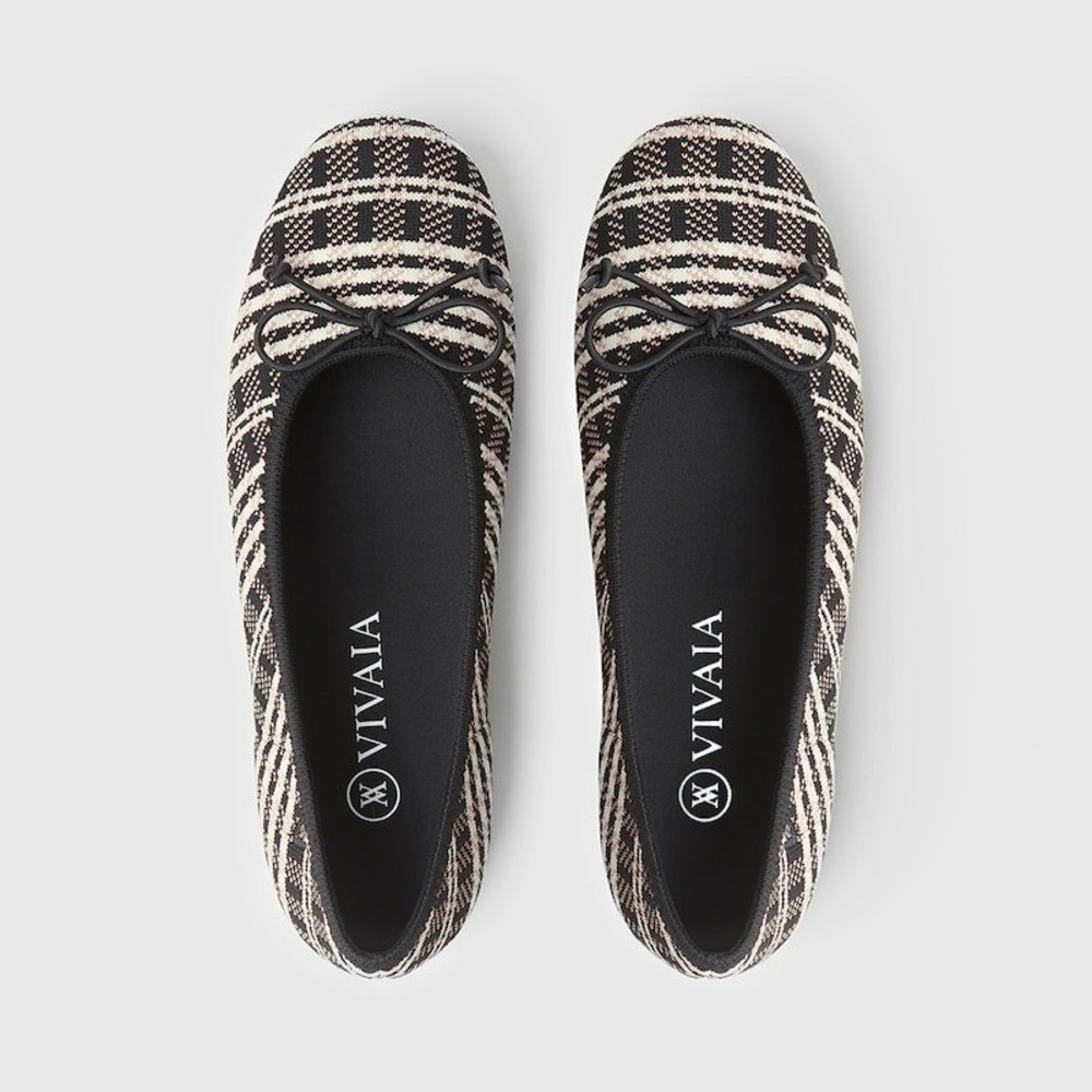 VIVAIA Round-Toe Bow Flats EU 39 /‎ US 8
